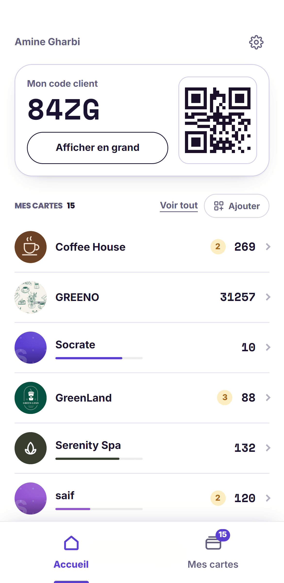 Toutes ses cartes, au même endroit
